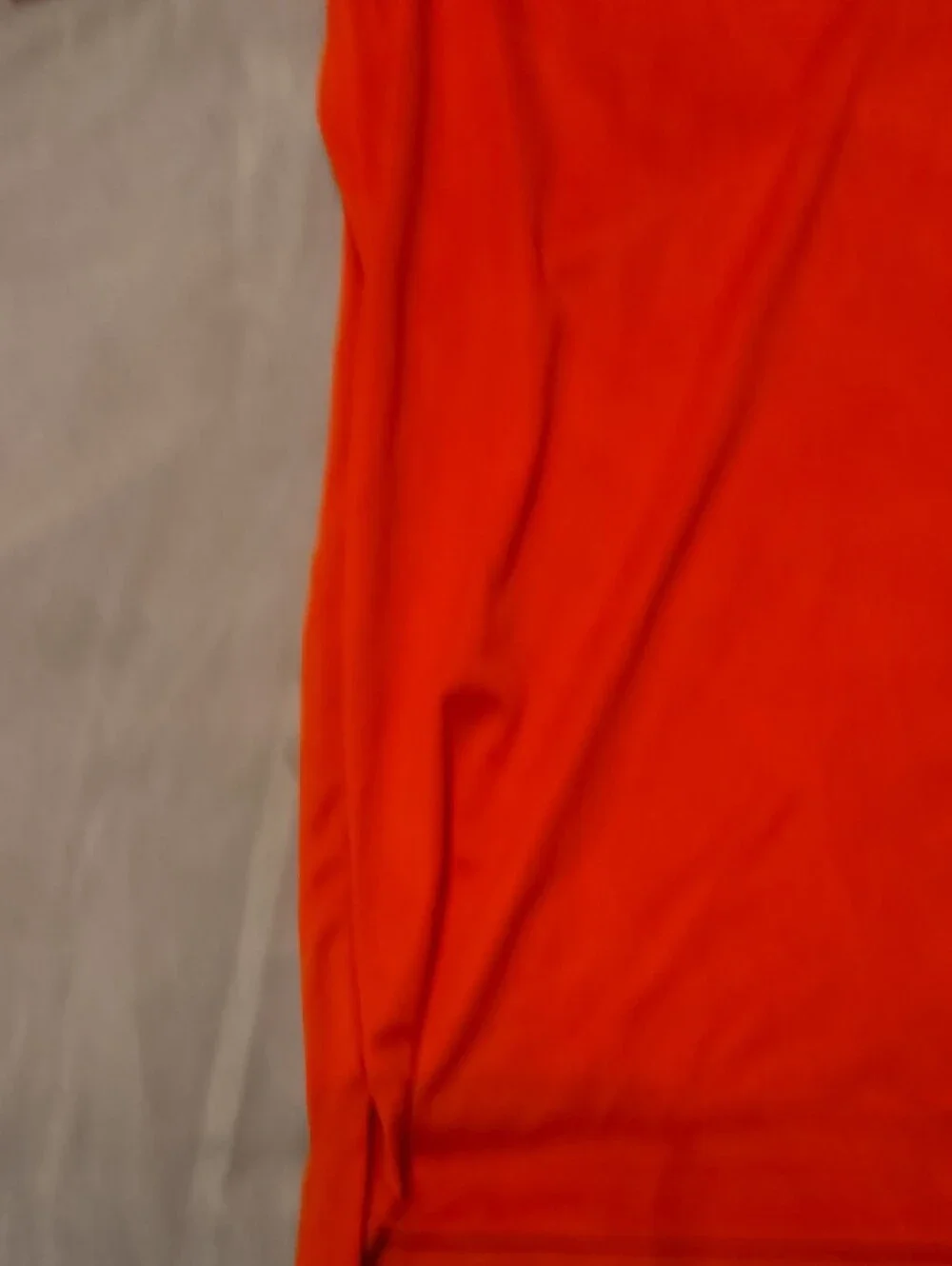 adidas Men’s Orange-Red Polo with Contrast Trim